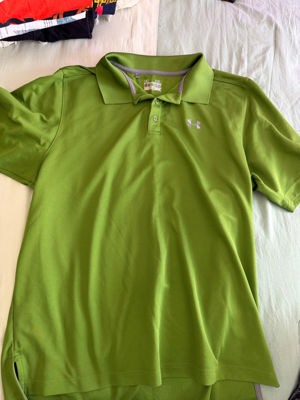 Under Armour Men’s Lime Green Performance Polo